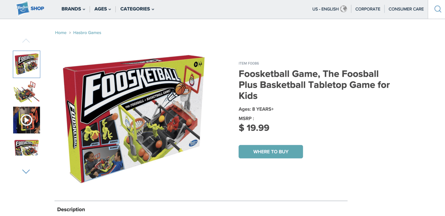 foosketball kmart